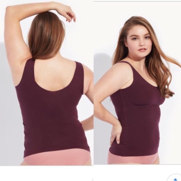 KNIX 34” Medium LuxeLift Tank Plum Built-In Bra - Picture 16 of 16